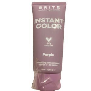 Brite Semi-Permanent Vegan &‎ Cruelty-Free Hair Dye Color,  Purple, 100ml T-53